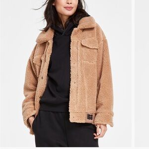 UGG Women's Cozy Tan Teddy Jacket